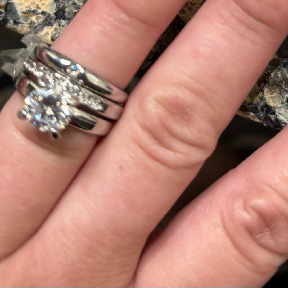 Past Present Future Diamond Ring. Medium - image 6